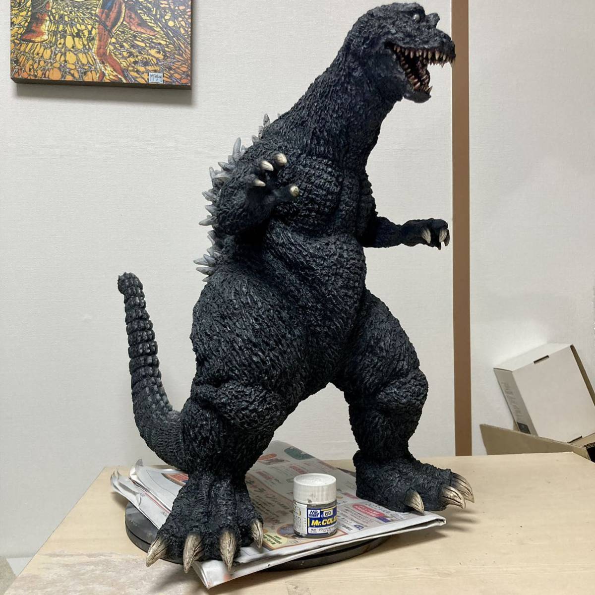 GMKゴジラ レジンキット ガレージキット 完成品 ゴジラ完成品 