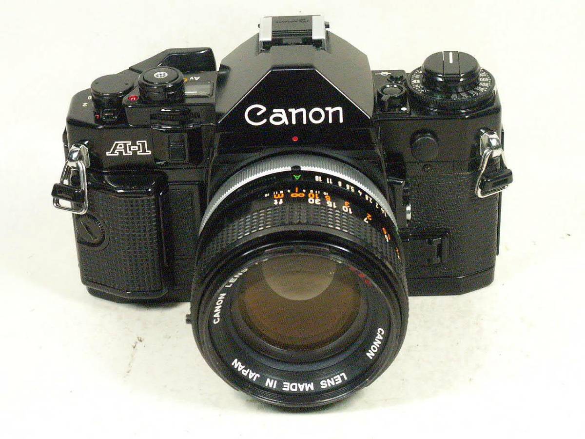 50mm FD Canon A-1 F1.4 キャノン S.S.C キャノンA-1美品 各種機能