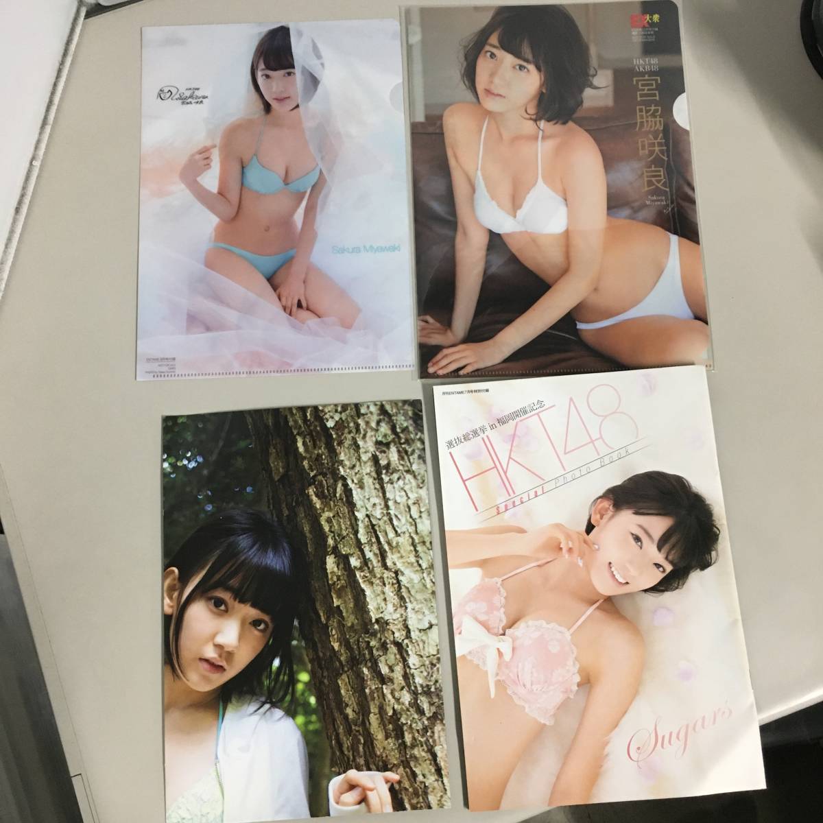 宮脇咲良 ファースト写真集 さくら ポスター + EX大衆 ENTAME クリア 