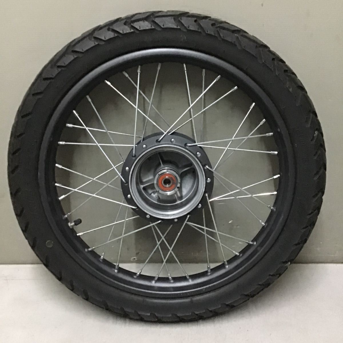 t2-9 ホンダ クロスカブ110 JA45 フロントホイール タイヤ セット 走行 