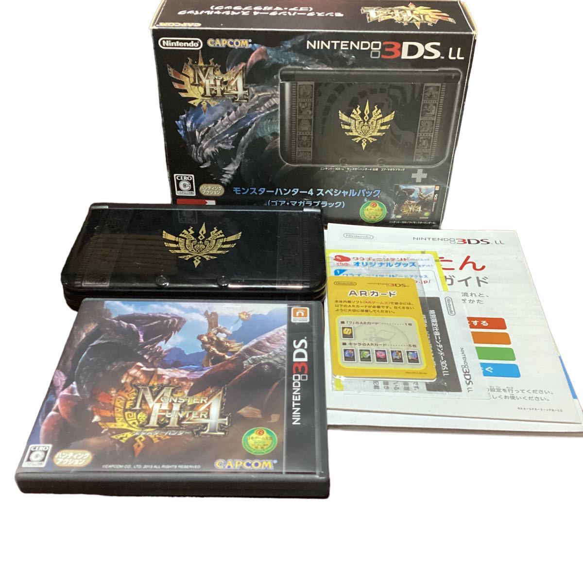 値段下げました！！任天堂3DS箱付き美品付属品全てあります(モンハン4