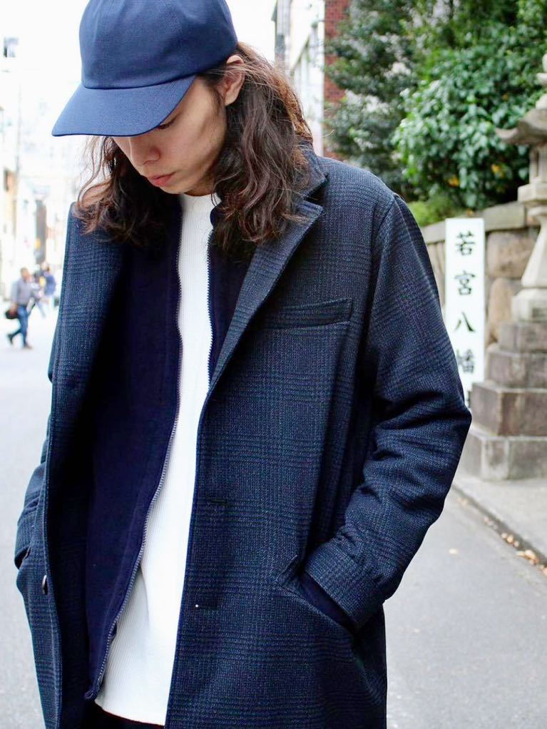 20ss nonnative TROOPER HOODED COAT ネイビー