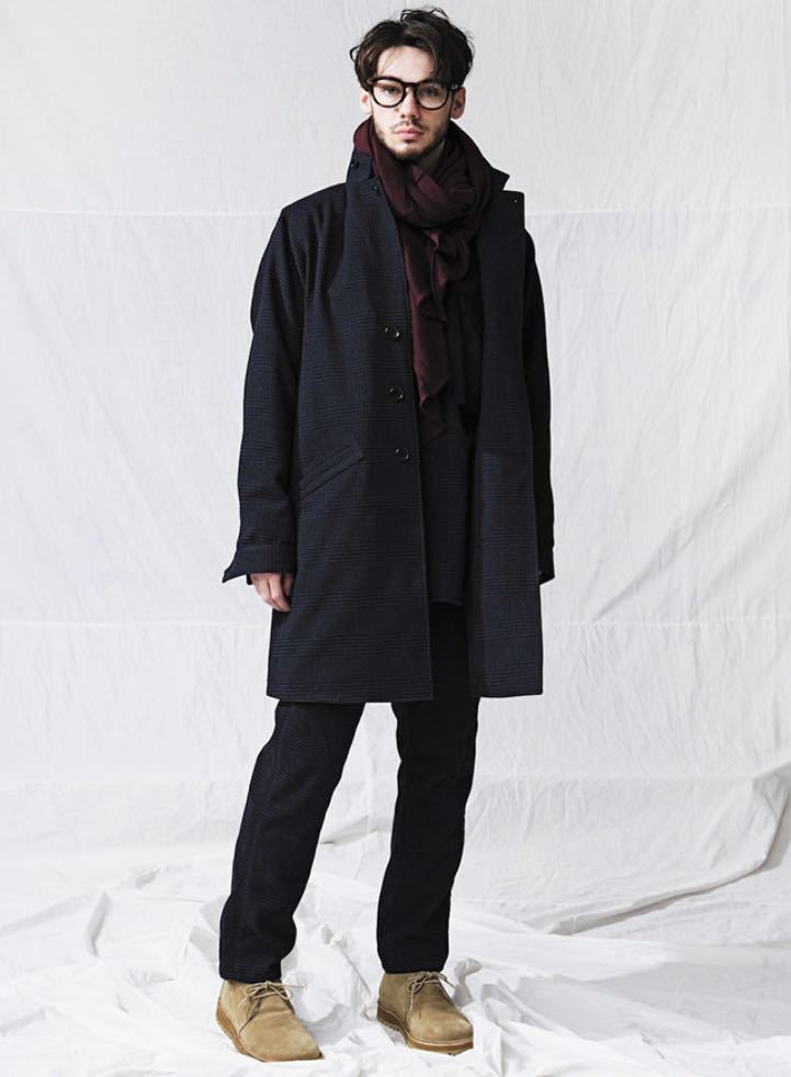 中古】<br>nonnative <br>グレンチェック柄ゴアテックスコート PORTER 