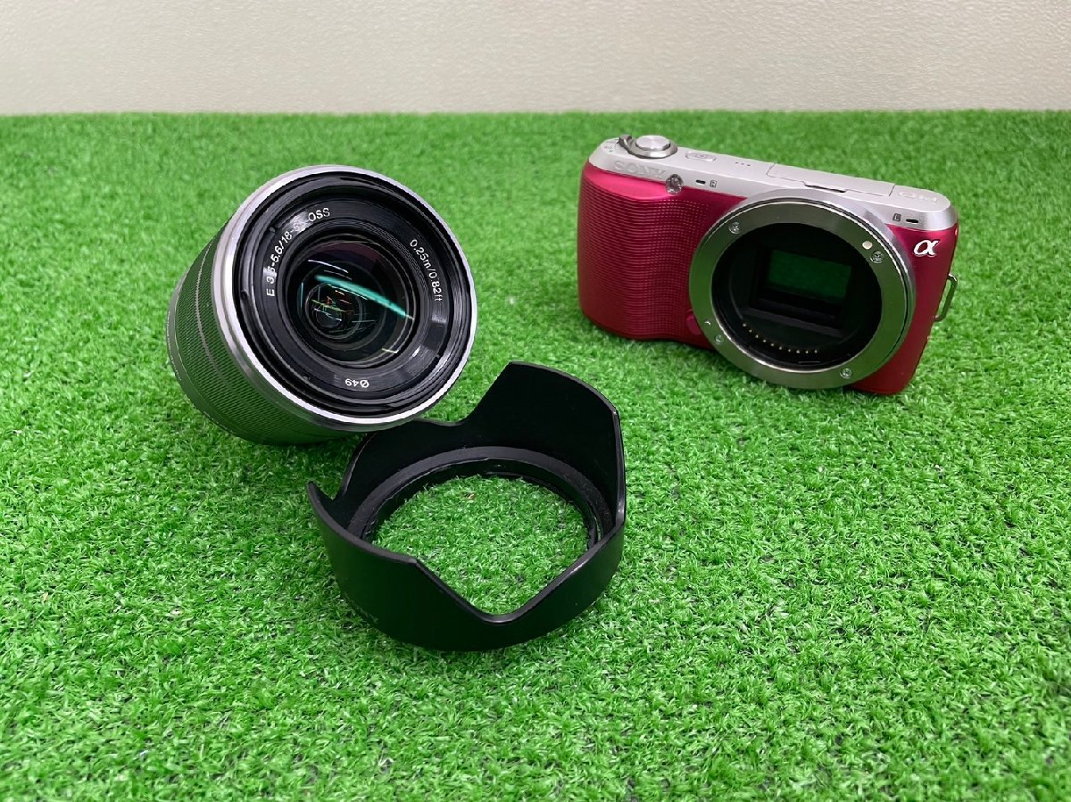 爆買い，人気 0222 現状品 ミラーレス一眼 レンズキット SONY ソニー NEX-C3 / SEL1855(ソニー)｜売買されたオークション情報、yahooの商品情報をアーカイブ公開 - オークファン ソニー