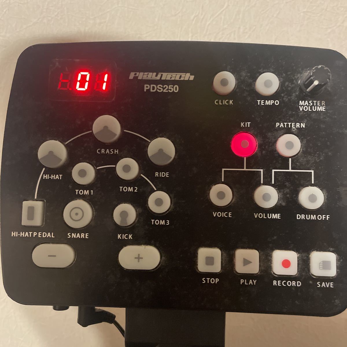 PlayTech PDS-250電子ドラムセット TAMA IRON COBRA 200 ツインペダル 
