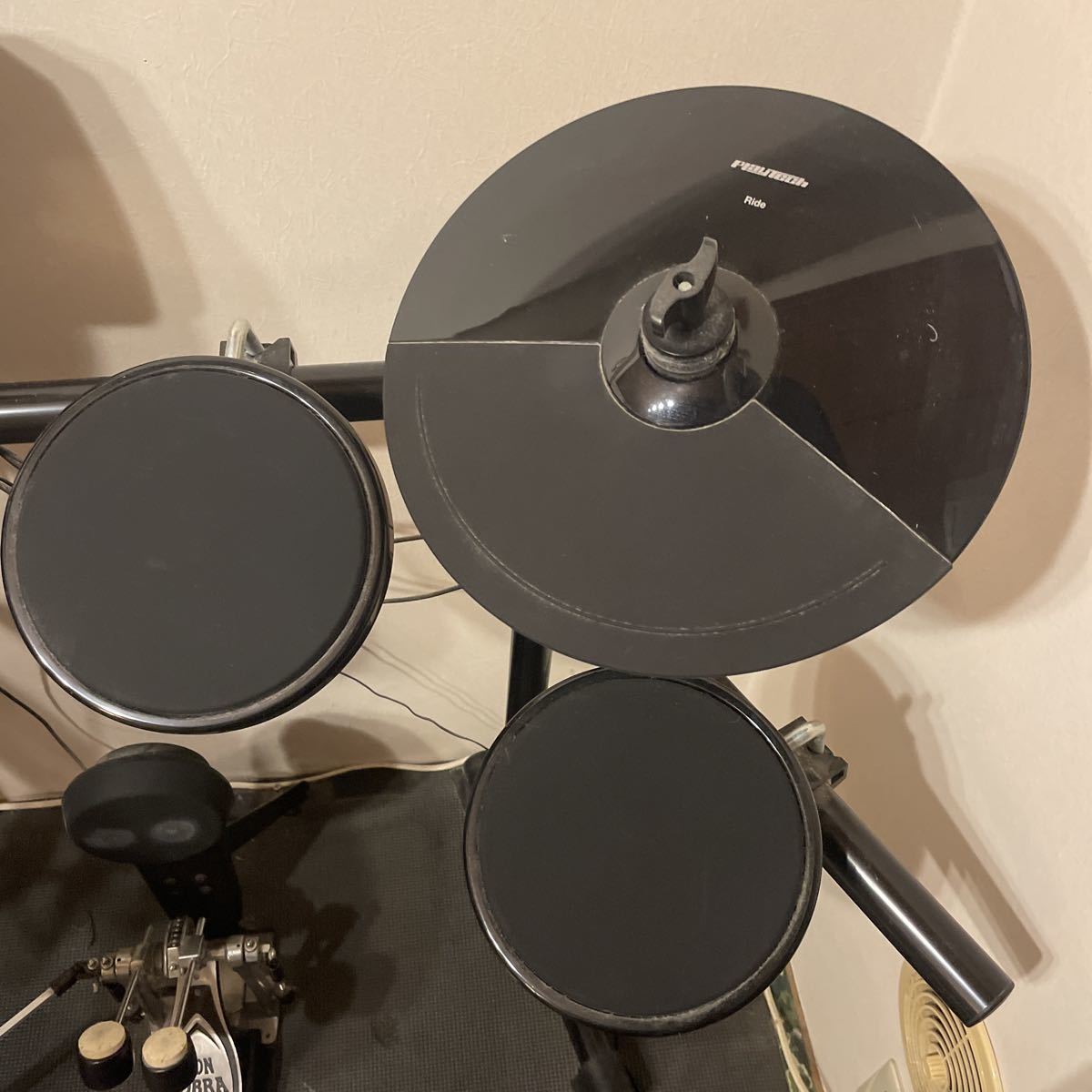 PlayTech PDS-250電子ドラムセット TAMA IRON COBRA 200 ツインペダル 