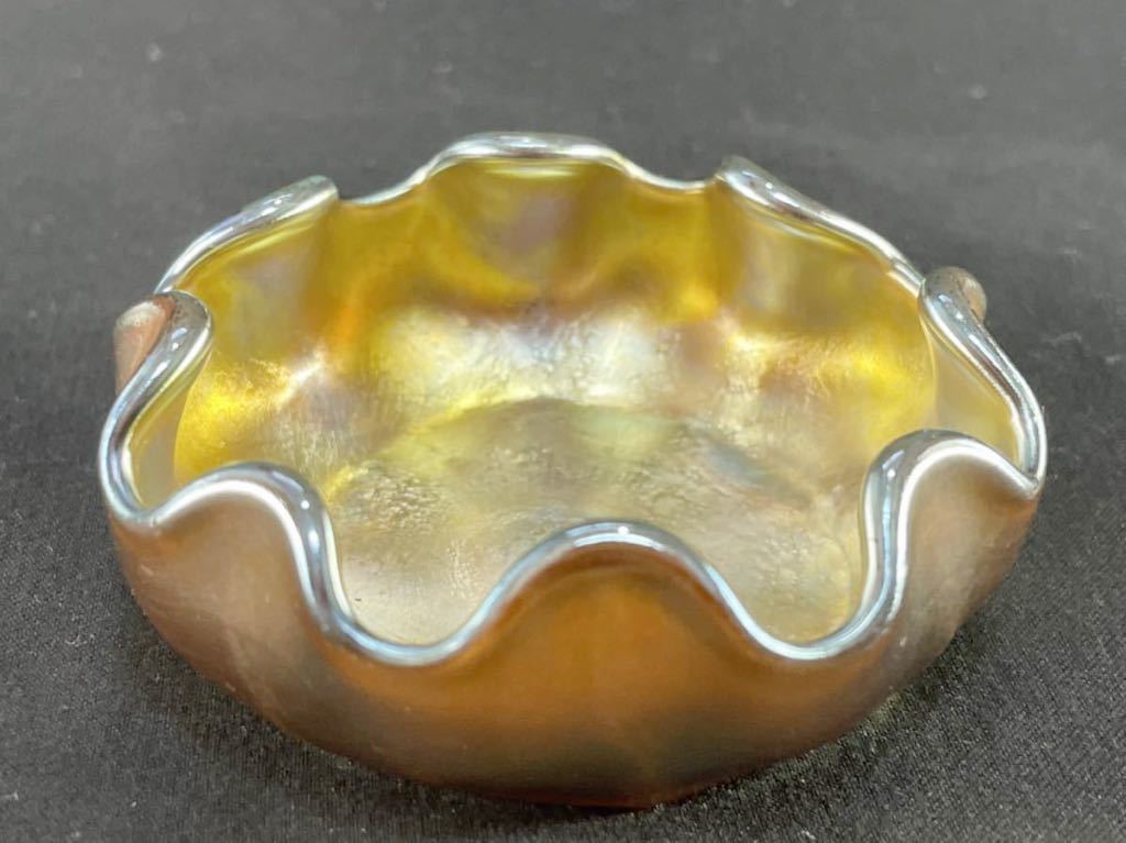 ティファニースタジオ ファブリルガラス LOUIS C. TIFFANY ソルト