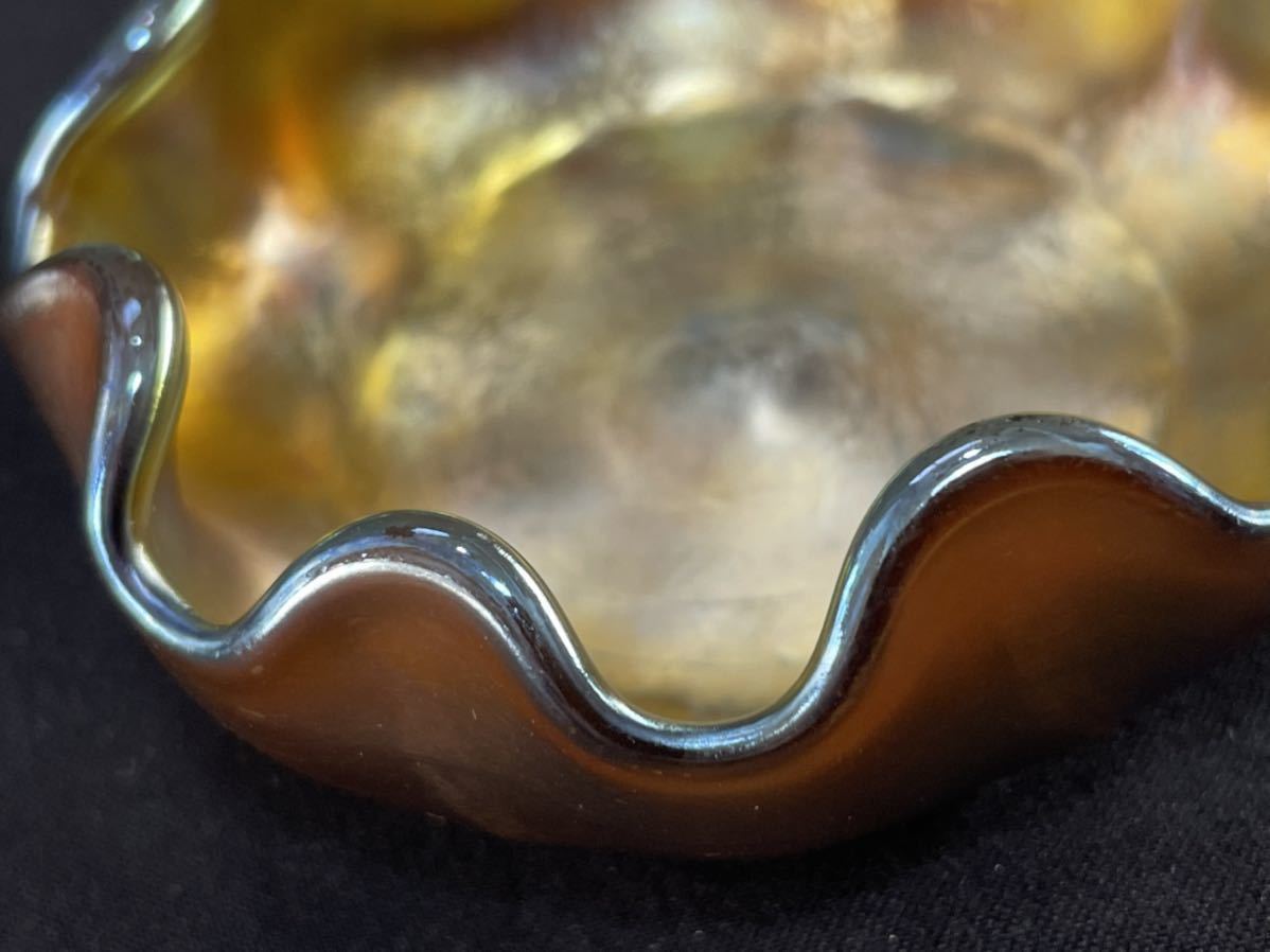 ティファニースタジオ ファブリルガラス LOUIS C. TIFFANY ソルト