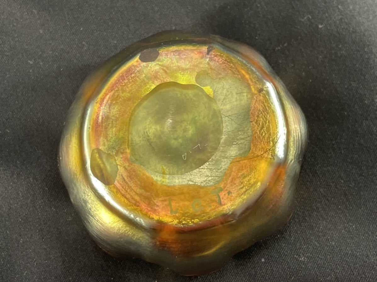 ティファニースタジオ ファブリルガラス LOUIS C. TIFFANY ソルト