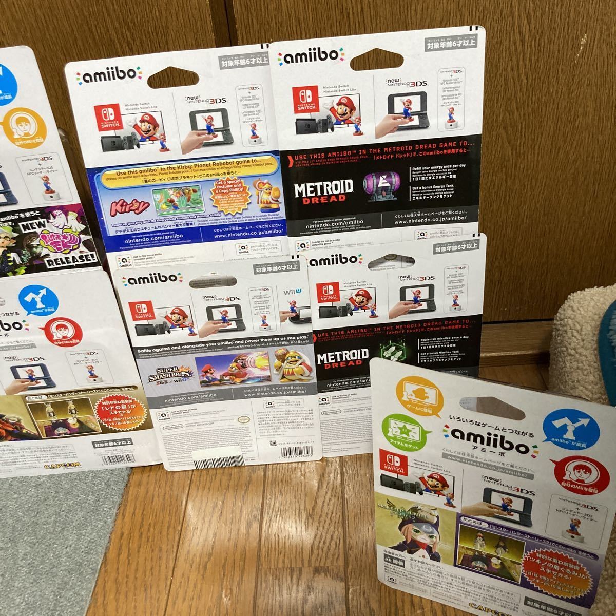 新品未使用】amiibo スプラトゥーン ゼルダの伝説 モンスターハンター 