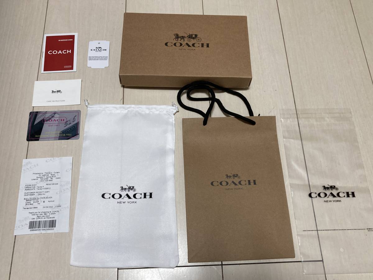 ☆新品未使用 正規品 COACH コーチ F54000 長財布 怒顔 COACH×ミッキー