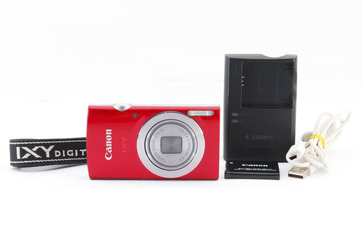 低価，2025 キャノン Canon IXY 150 レッド 充電器付き #2612R057E2434(キヤノン)｜売買されたオークション情報、yahooの商品情報をアーカイブ公開 - オークファン キヤノン
