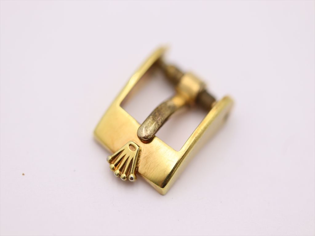 1円 良品 ロレックス 純正尾錠 バックル 8mm用 ゴールドカラー