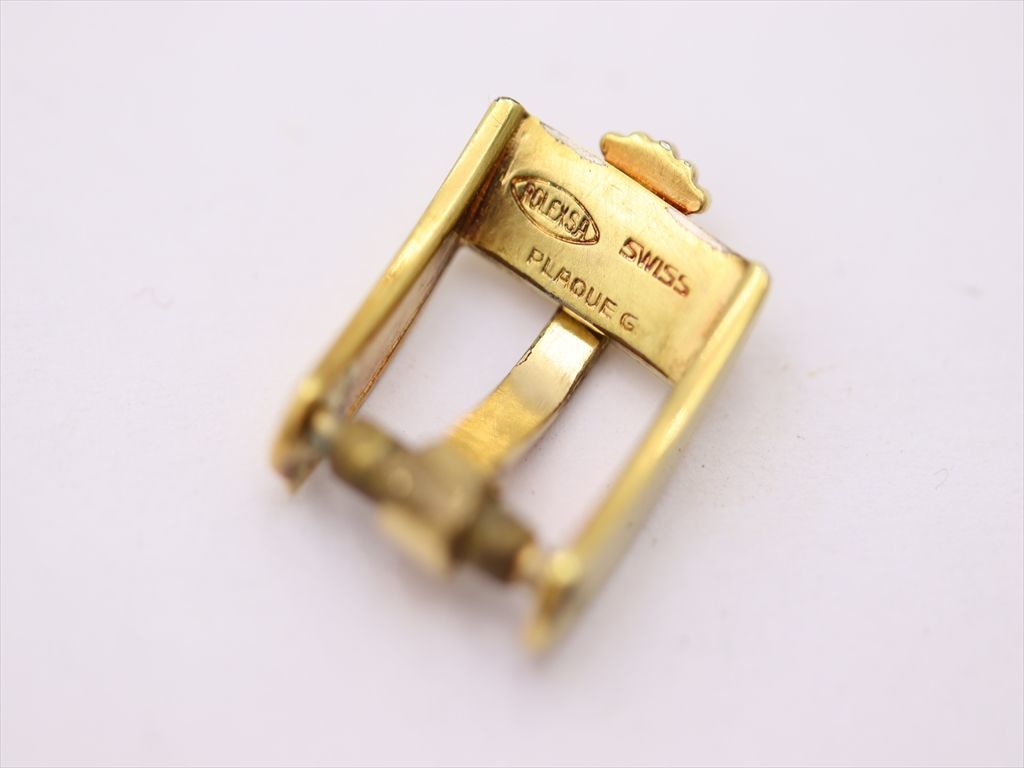 1円 良品 ロレックス 純正尾錠 バックル 8mm用 ゴールドカラー