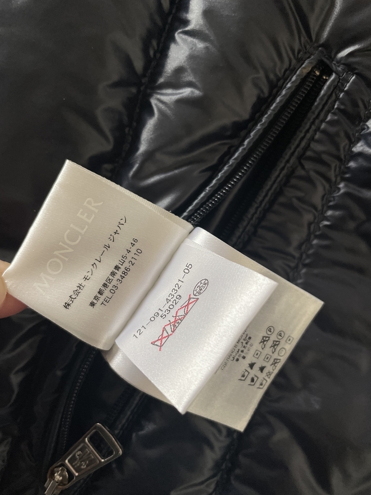 モンクレール MONCLER ダウンベスト GUI GILET 紺 濃紺 サイズ1 国内