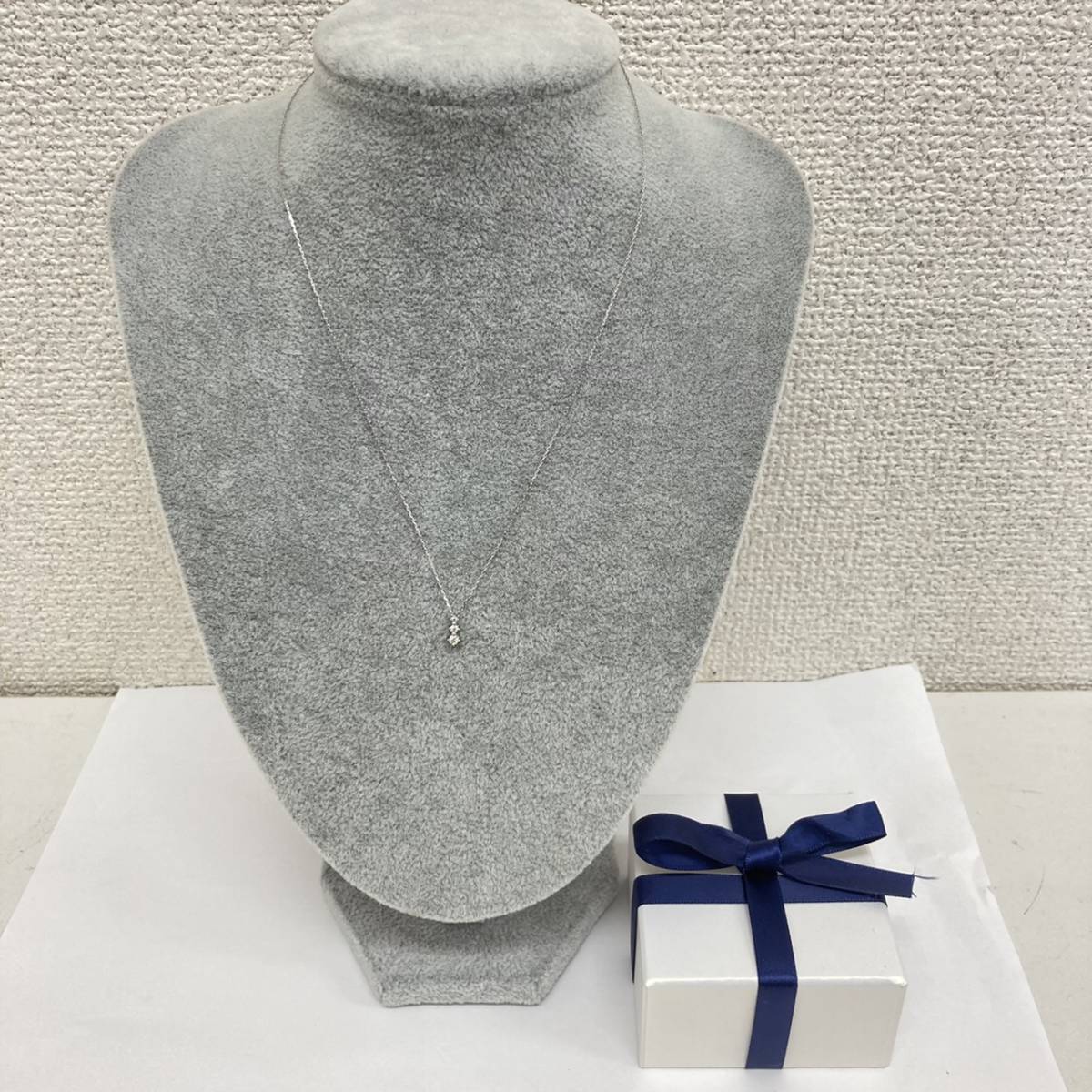 PT850/PT900 1.19g ダイヤモンド ネックレス プラチナ 一粒 