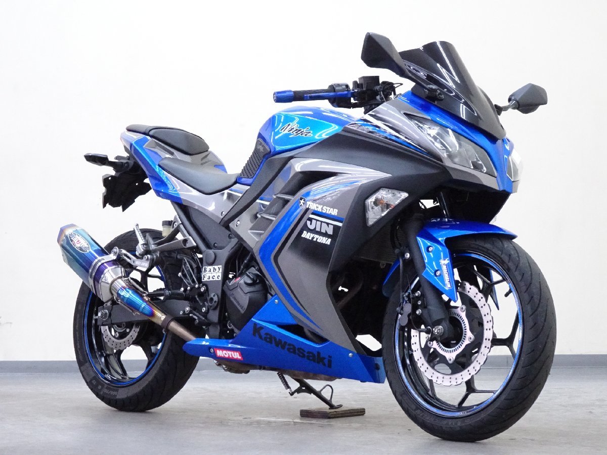 カワサキ NINJA250 ABS 【動画有】ローン可 美車 BEETマフラー バックステップ USB電源 フルカウル 250cc ニンジャ250 KAWASAKI 売り切り