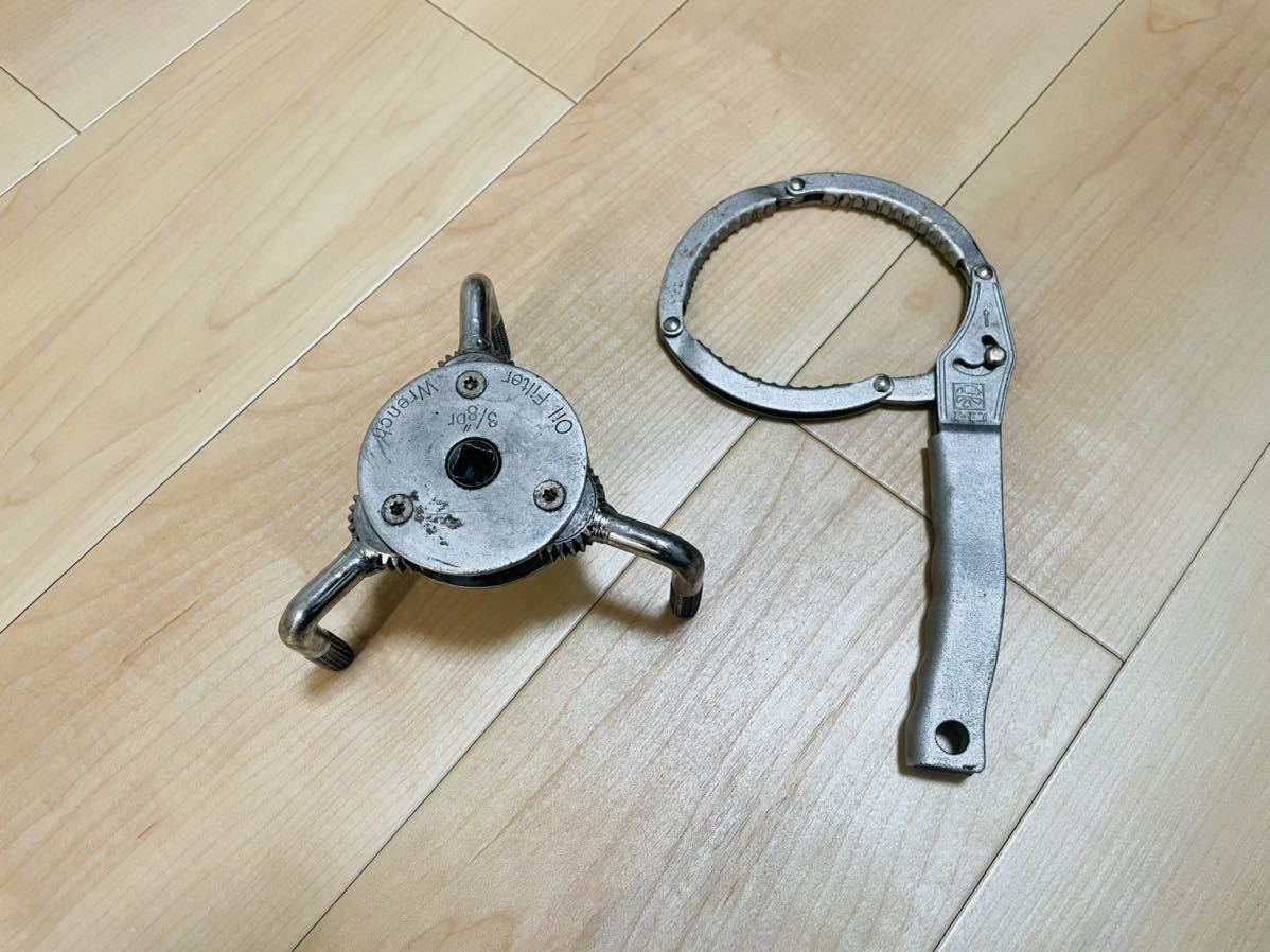 オイルフィルターレンチ 3/8 2個セット アメ車_1