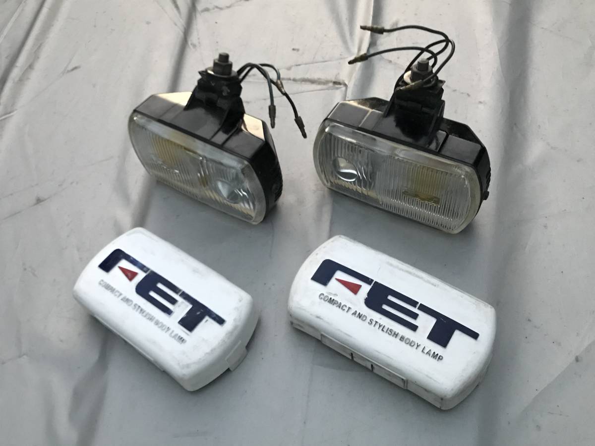 FET M8 イエローフォグ&スポットランプ リレーハーネス カバー付 
