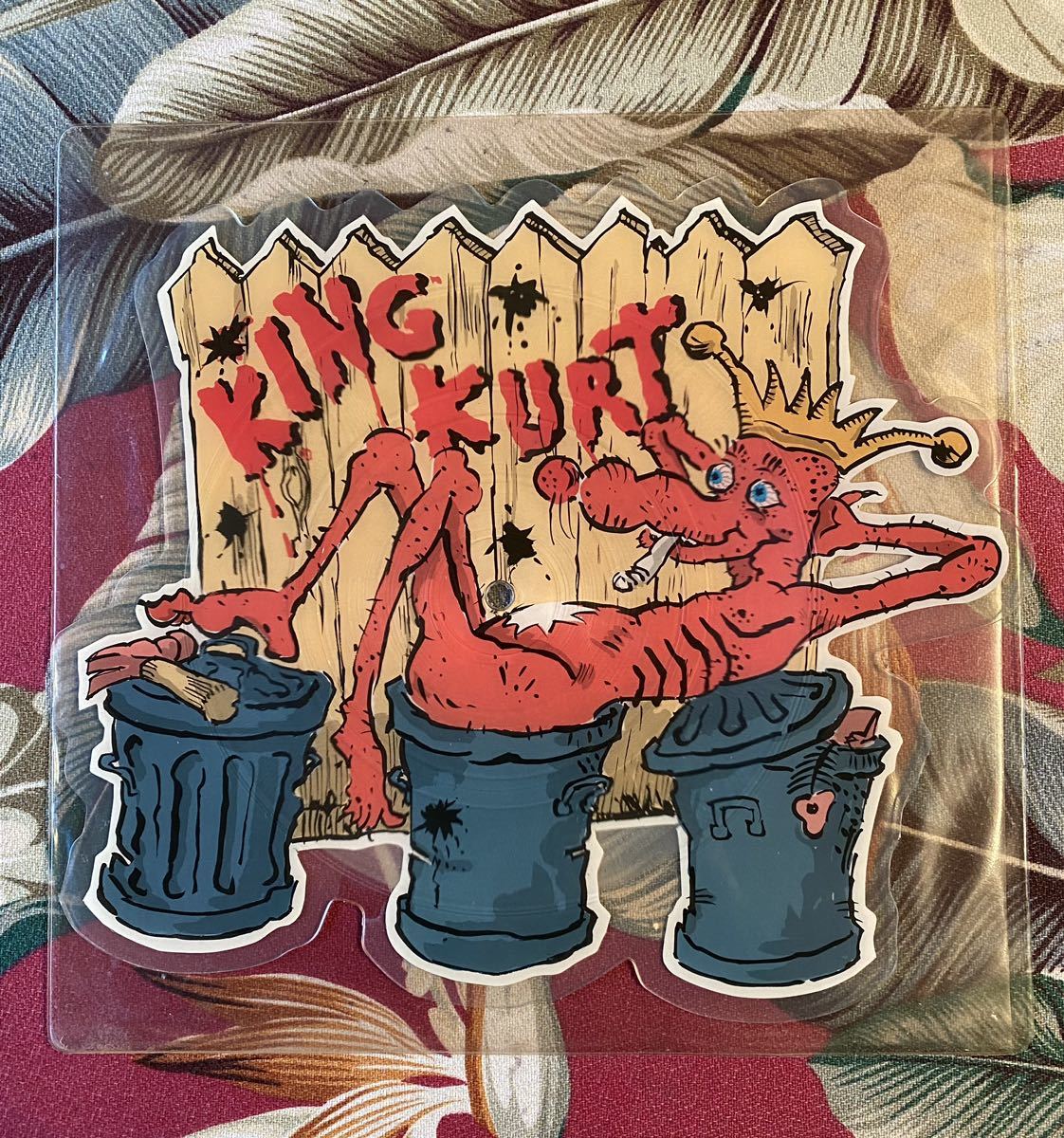 King Kurt Picture Disc 7inch Destination Zululand .. 1983 UK Stiff Records サイコビリー ロカビリー