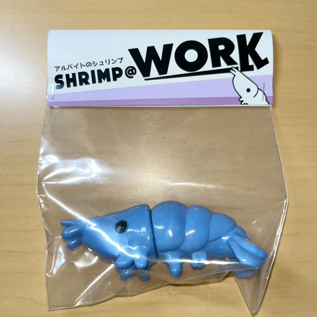 アルバイトのシュリンプ SHRIMP @ WORK ブルー TINY SHOP SCIENCE PATROL サイエンスパトロール バイト えびsofvi ソフビ デザフェス