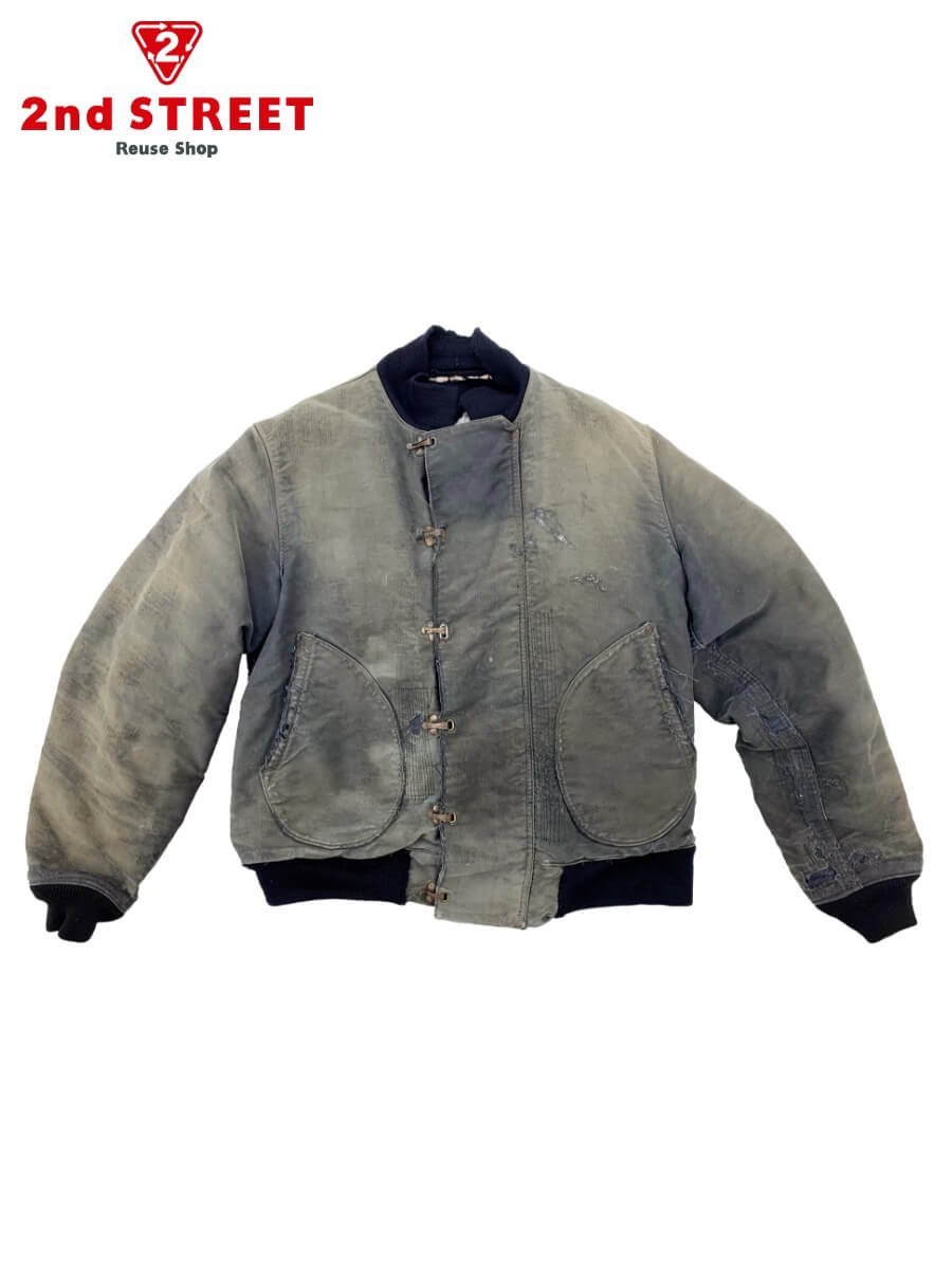1940s~ U.S NAVY M43 ステンシル デッキフックジャケット USN ミリタリー ビンテージ ネイビー