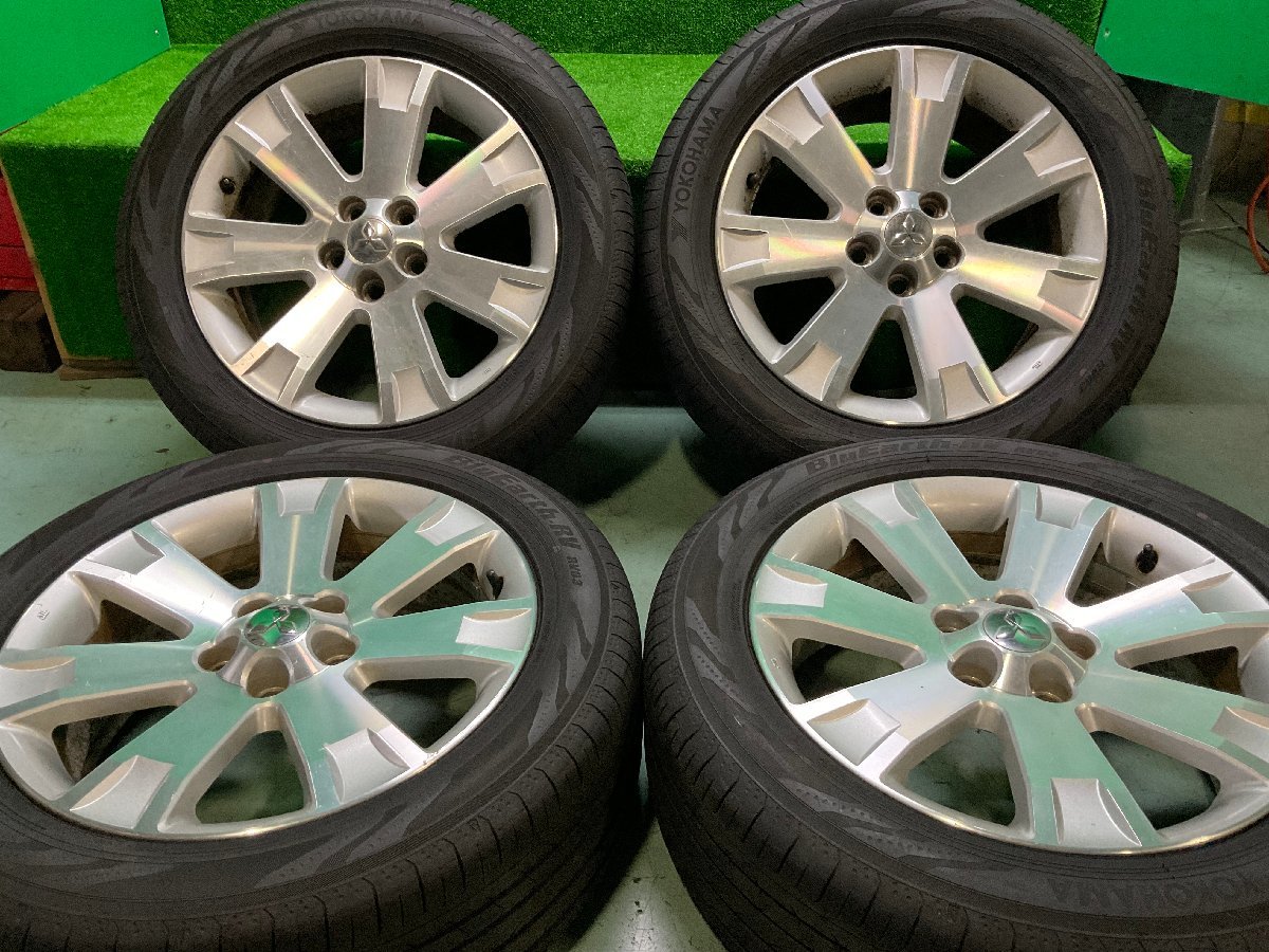 デリカD5 CV5W 純正 18インチ アルミホイール タイヤ バリ山 225/55R18 