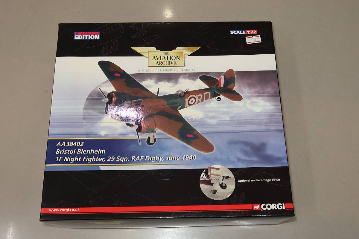 Blenheim - Bristol 1:72 Corgi 1⁄72 Diecast Mk Model RAF No.211