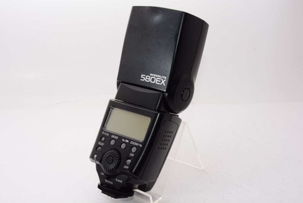 ☆ポーチ付き☆キヤノン CANON SPEEDLITE 580EX スピードライト #h8154