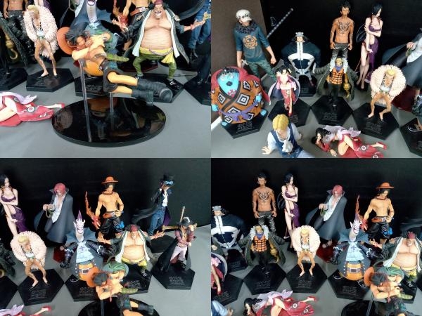 ワンピース ONE PIECE フィギュア エース、シャンクス、サボ、ロー 