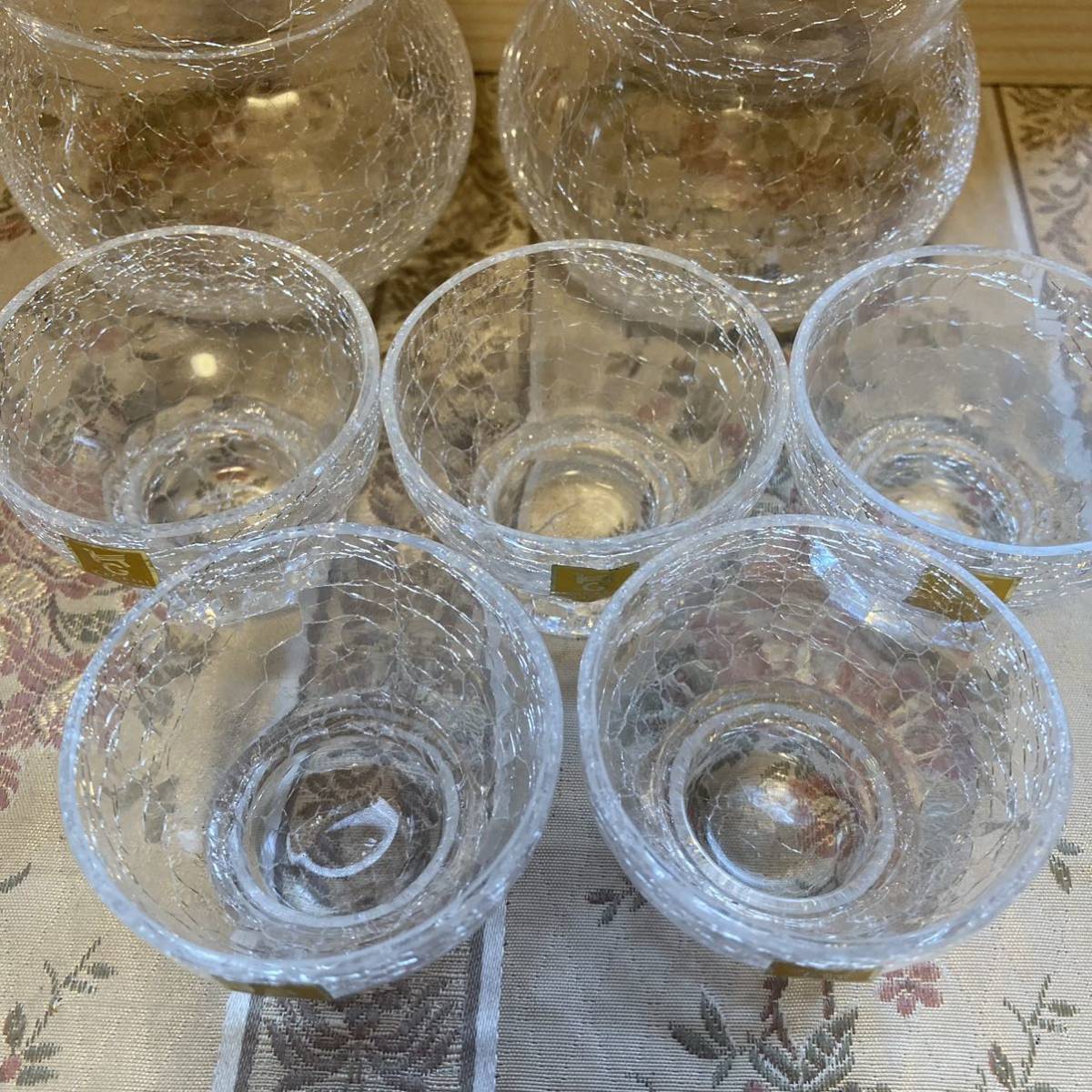 CRYSTAL KAGAMI カガミクリスタル 酒器揃 (カガミクリスタル) 徳利2P 