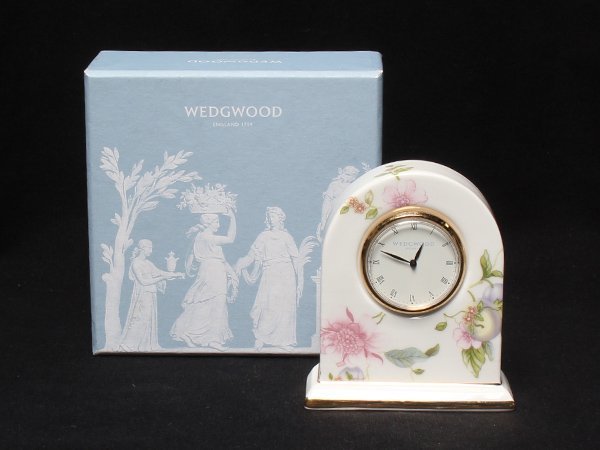 ウェッジウッド 置時計 スウィートプラム WEDGWOOD(ウェッジウッド