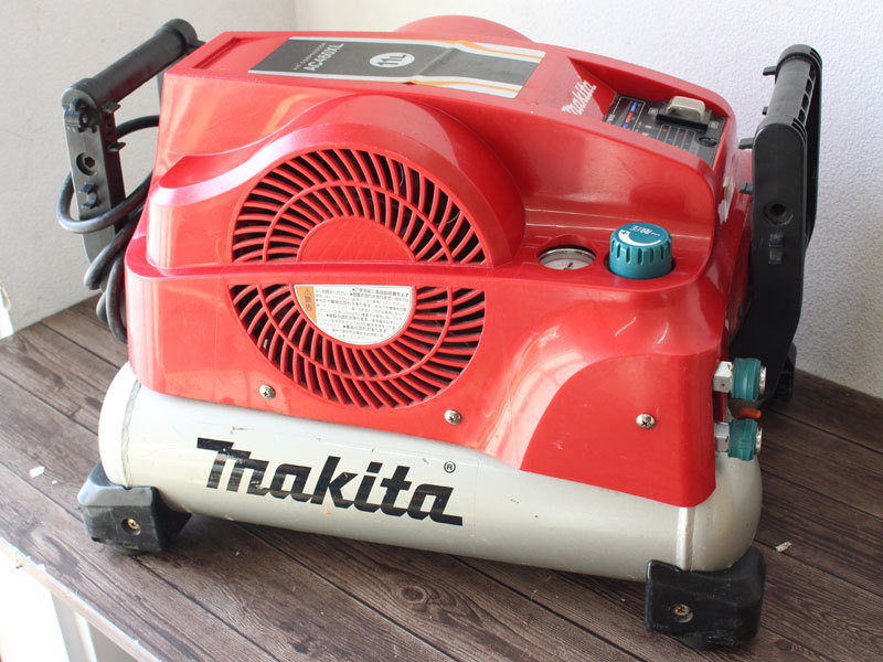 人気，新作 makita マキタ 高圧/常圧 エアコンプレッサ タンク容量11L AC460XL(コンプレッサー)｜売買されたオークション情報、yahooの商品情報をアーカイブ公開 - オークファン コンプレッサー