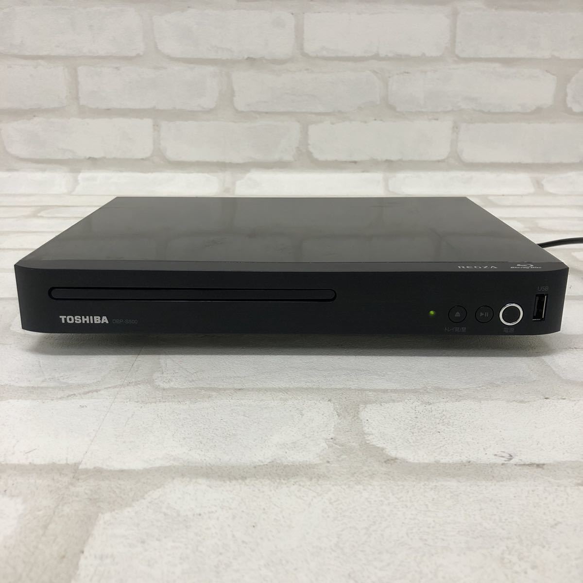 T■ TOSHIBA 東芝 REGZA レグザ BDプレーヤー ブルーレイディスクプレーヤー DBP-S500 2020年製 映像機器 本体のみ 通電確認済_4