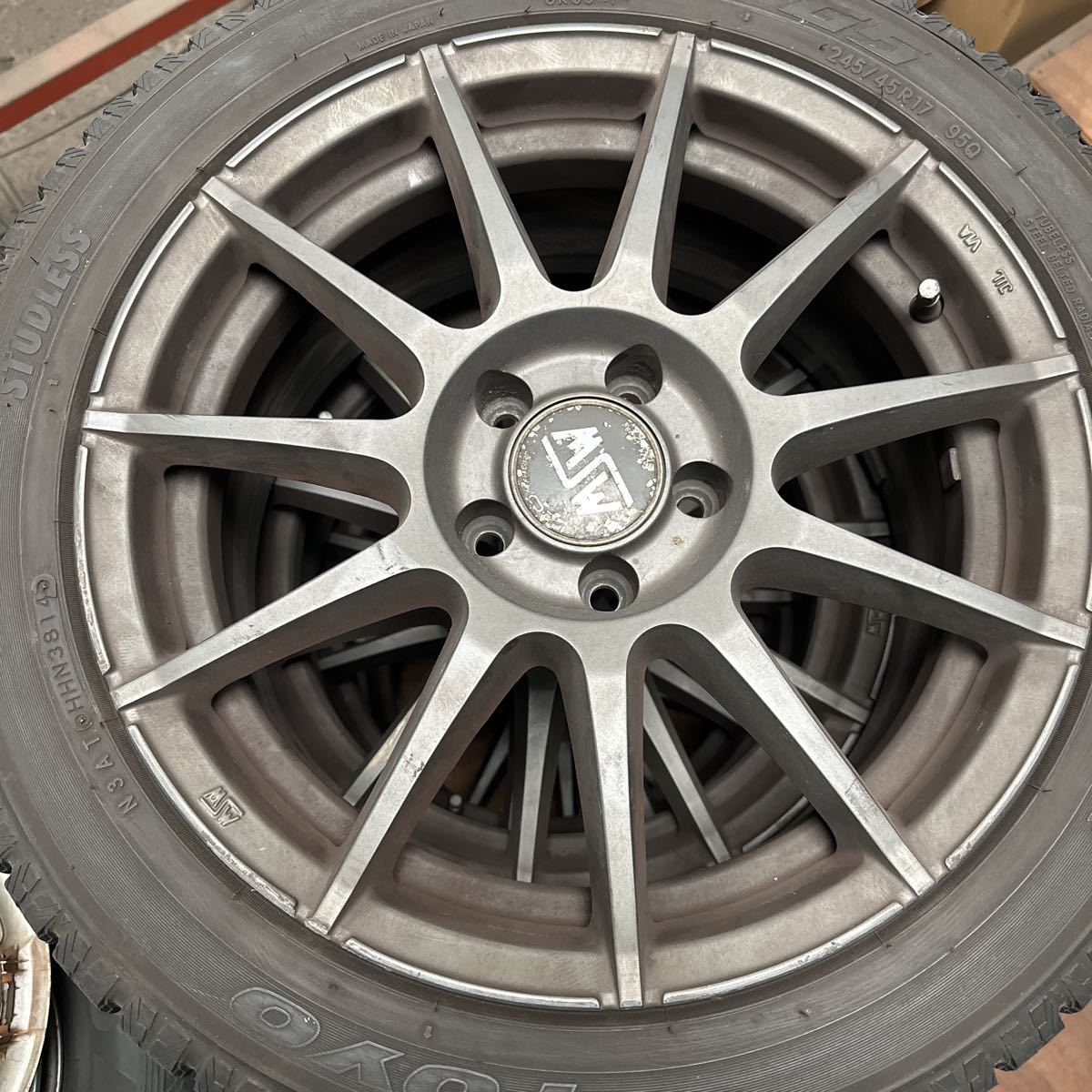 ベンツ スタッドレス Eクラス ホイール 245⁄45R17 245／45r17 w212 
