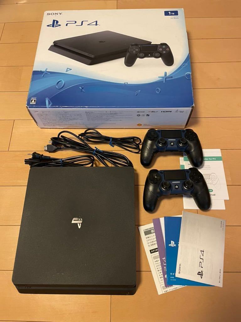 低価，お買い得 PS4 CUH-2000B 1TB/ 非純正コントローラー2コ付き/初期化済み/ドライブ動作不安定/(PS4本体)｜売買されたオークション情報、yahooの商品情報をアーカイブ公開 - オークファン PS4本体