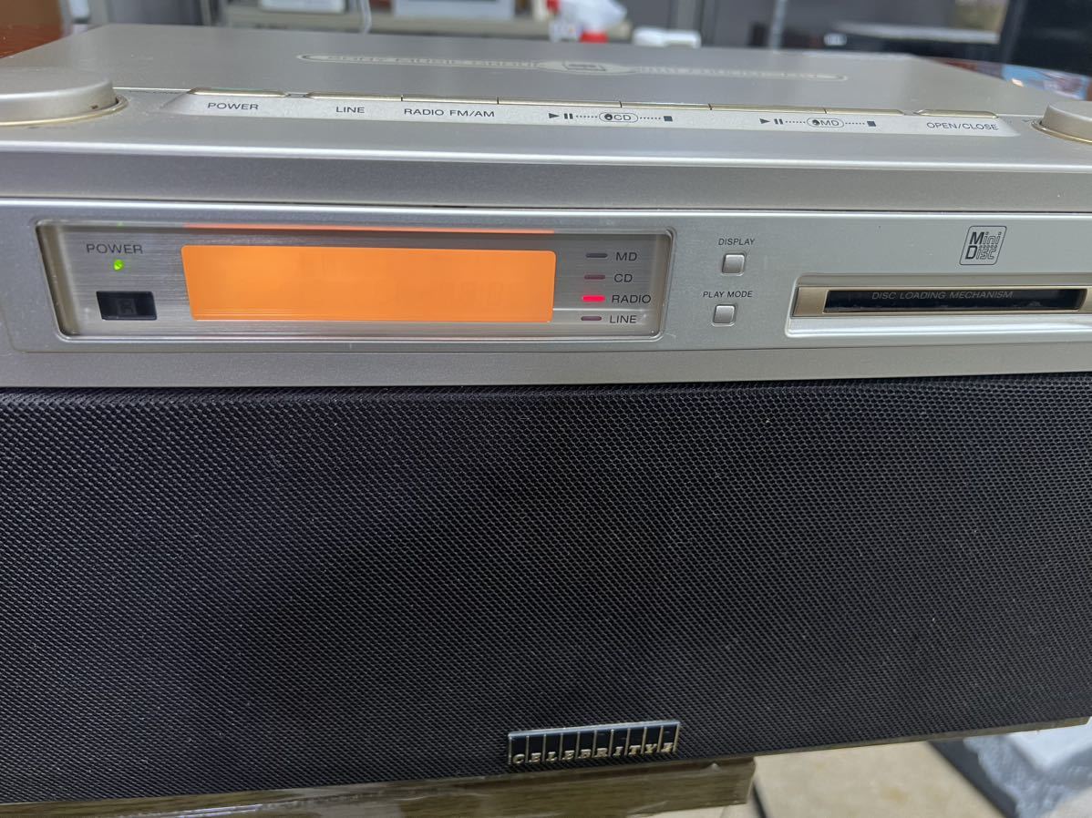 ■ジャンク■SONY・ソニー・MD-7000・CD/MD/ラジオ■ SONY MD-7000 CD (0581) WX-7000MD MD-7000ジャンク