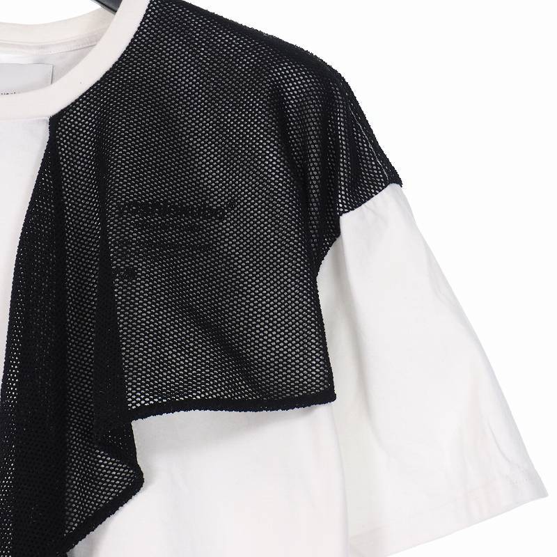 ヨシオクボ yoshio kubo メッシュ スカーフ Tシャツ カットソー 半袖 ドッキング 3 ホワイト 白 YKS20108 メンズ 丸首 売買されたオークション情報 Yahoo オークション 旧ヤフオク の商品情報をアーカイブ公開 - オークファン aucfan com