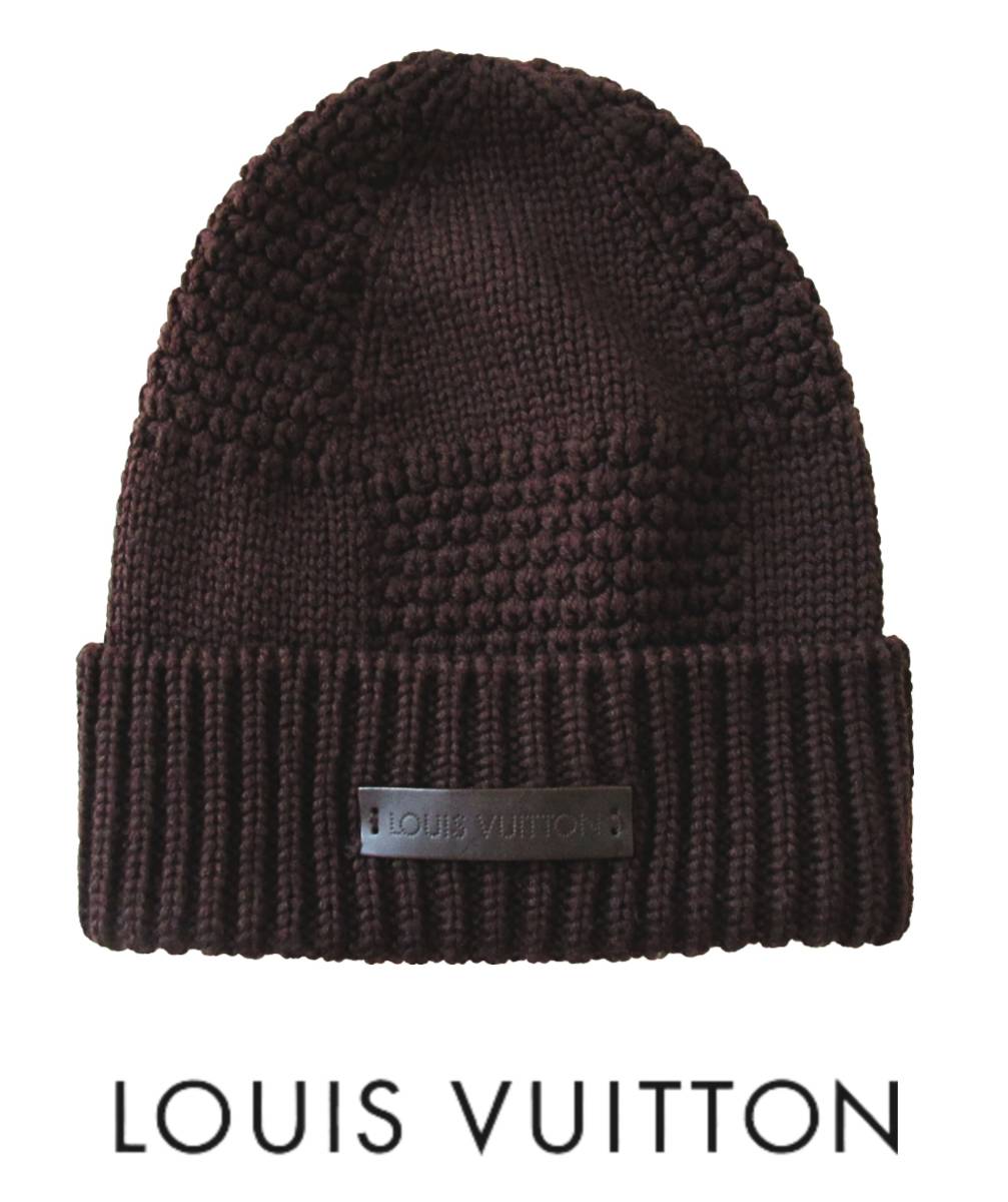 新作入荷，人気 モデル LOUIS VUITTON ルイヴィトン ニット キャップ ニット帽 帽子 男女兼用 メンズ カジュアル ダークブラウン(服飾小物)｜売買されたオークション情報、yahooの商品情報をアーカイブ公開 - オ 服飾小物