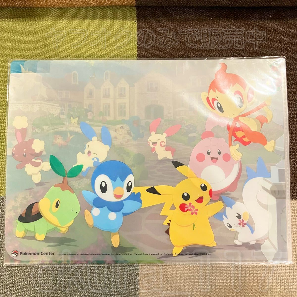 ポケモンセンター 仕切付A4クリアファイル 午後の庭園 2007年