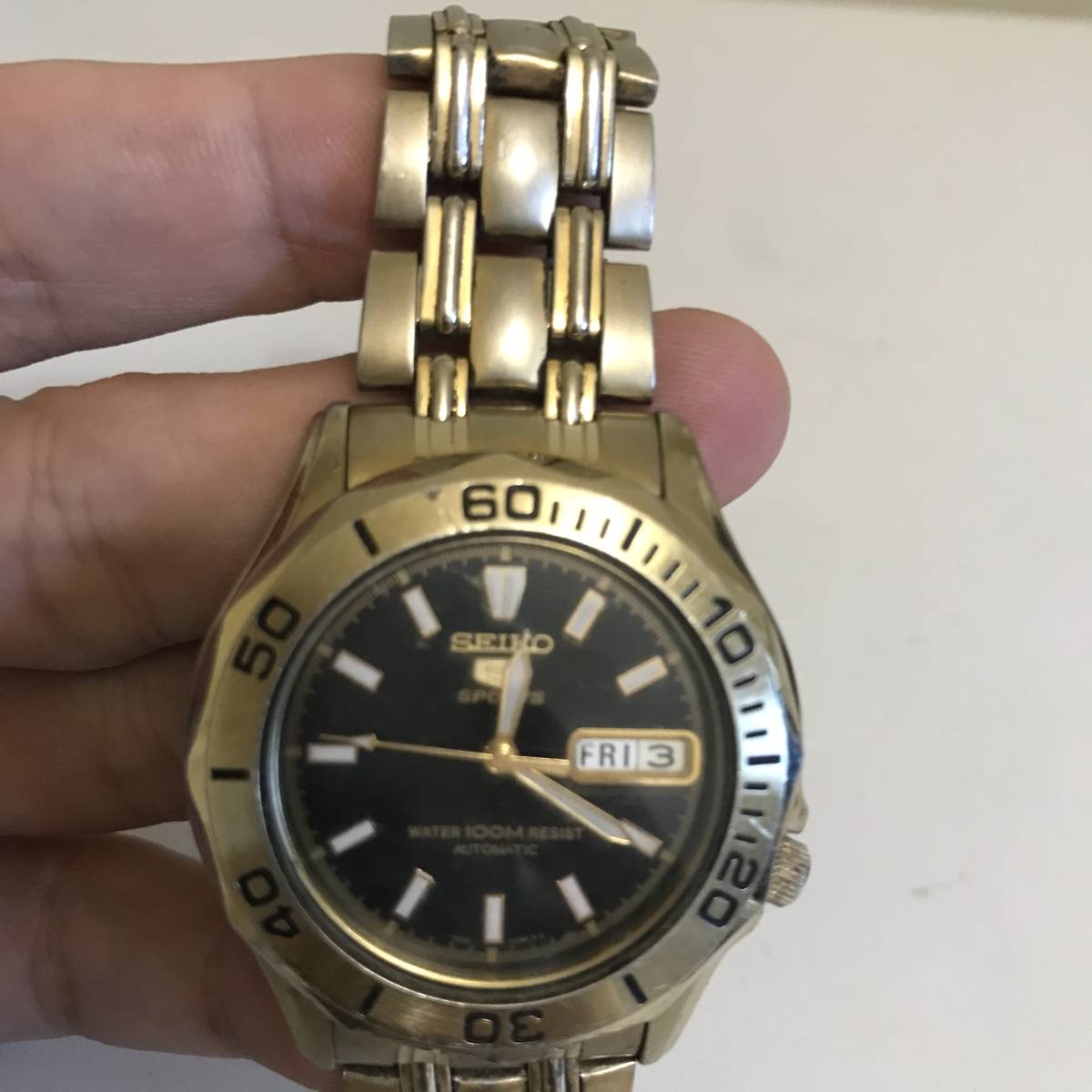 ☆動作確認済み☆セイコーSEIKO 5 SPORT SNK031K 7S26-01G0メンズ自動