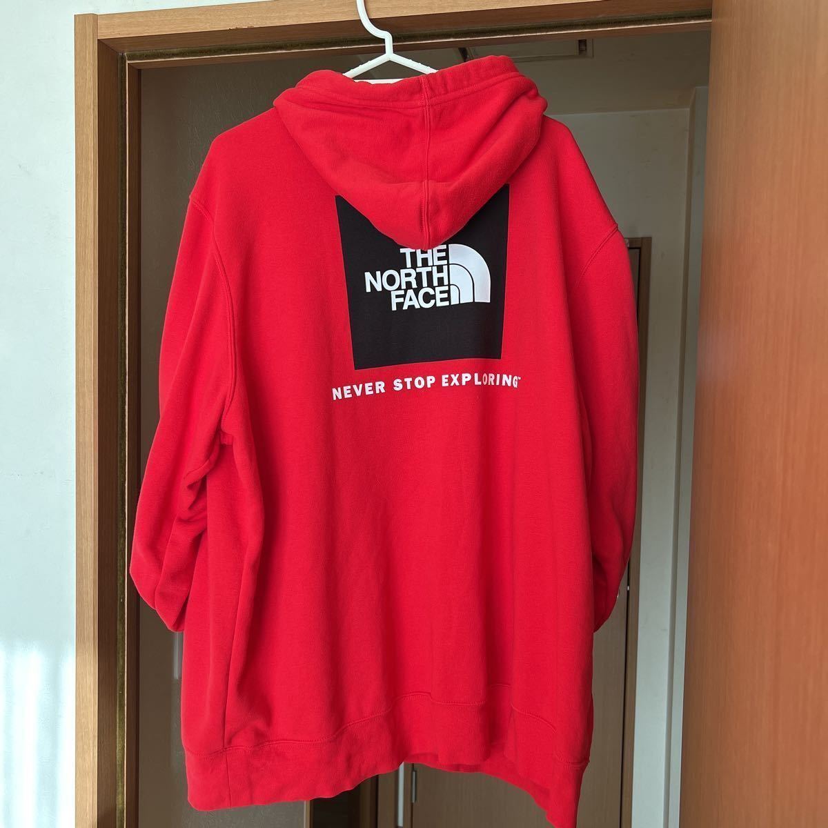 THE NORTH FACE 美品 ザノースフェイス パーカー USサイズ XXL レッド 