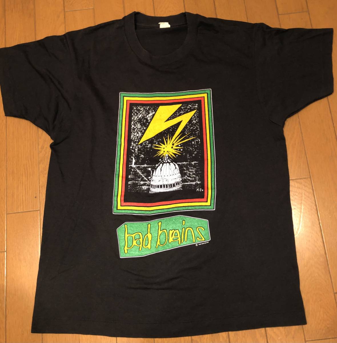 80's Bad Brains Tシャツ BLACK FLAG Minor Threat Fugazi Dead Kennedys Circle Jerks Cro-Mags