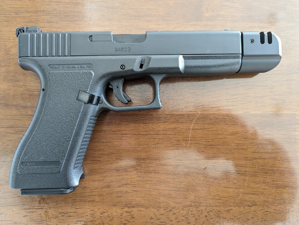 グロック17BLK-2/GLOCK 17-2☆コクサイ☆APS競技用銃/JASG検定合格証/ガスガン