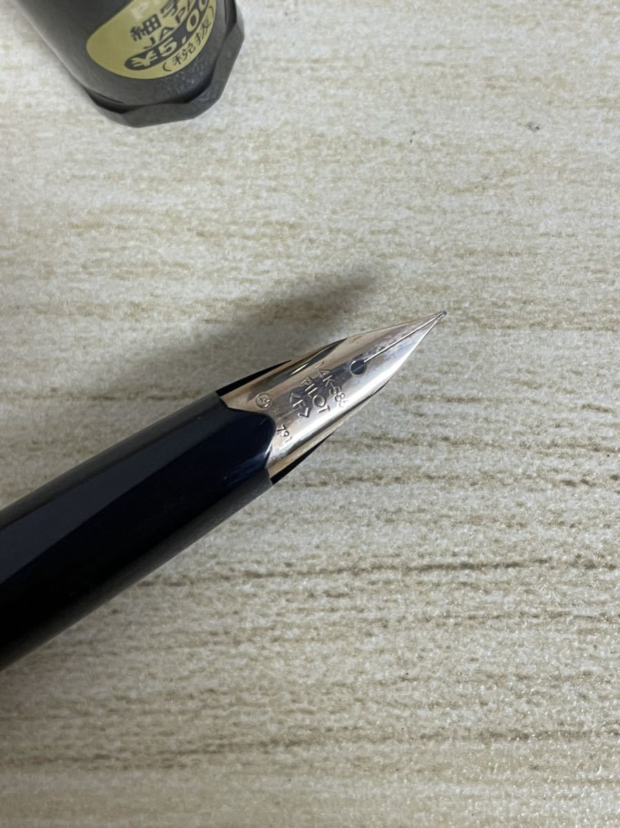 PILOT パイロット万年筆 廃盤 DP-500 14K デスクペン 激レア