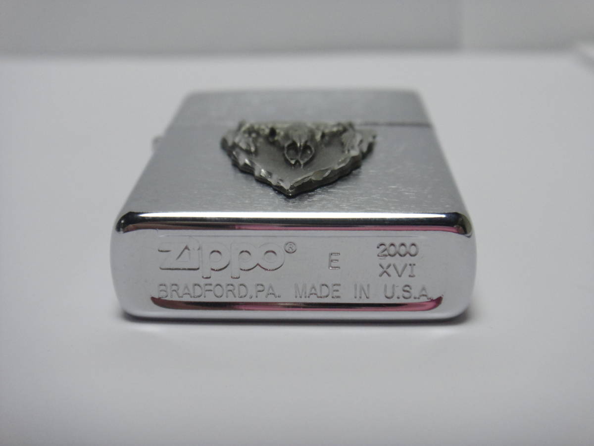 Zippo バッファロー スカル メタル貼り 頭蓋骨 BUFFALO SKULL 