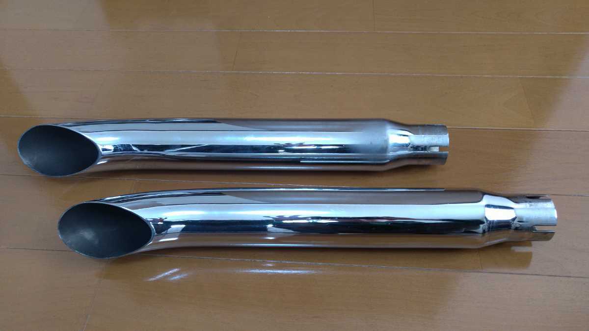 ハーレー 中古美品 ターンアウトマフラー ダイナ スポーツスター 