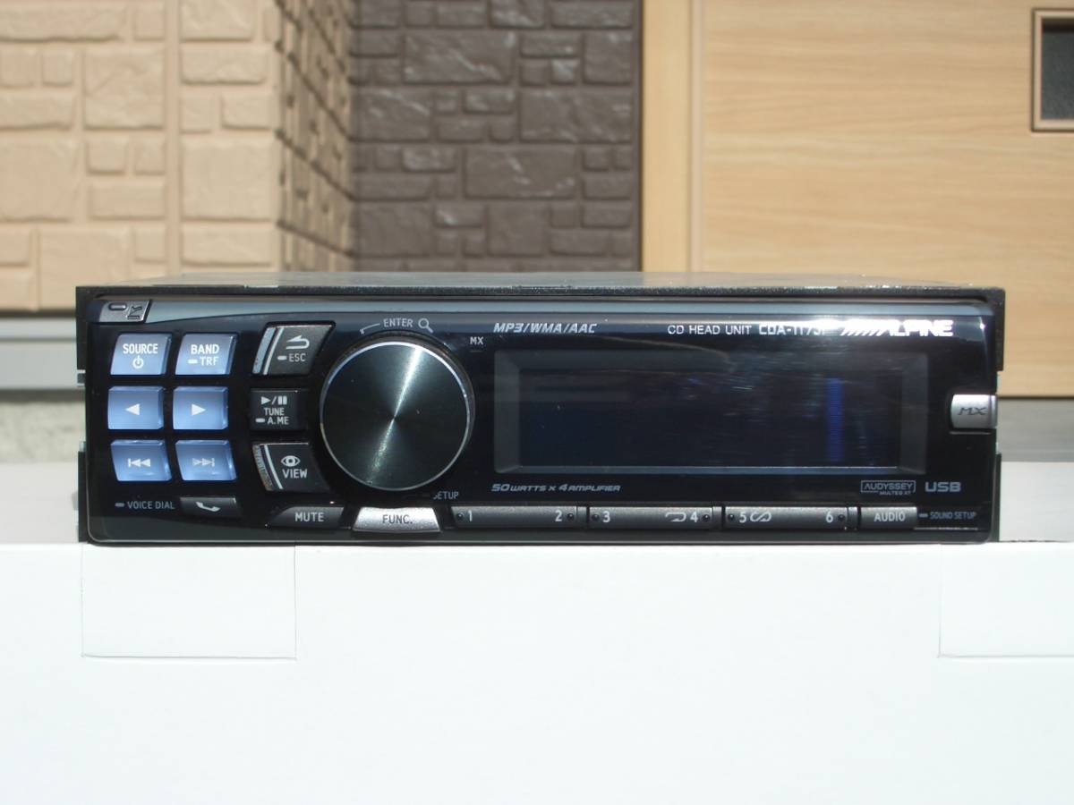 ALPINE アルパイン CD USB対応プレーヤー CDA-117Ji アルパイン、USB搭載iPod対応センターユニット - 価格.com