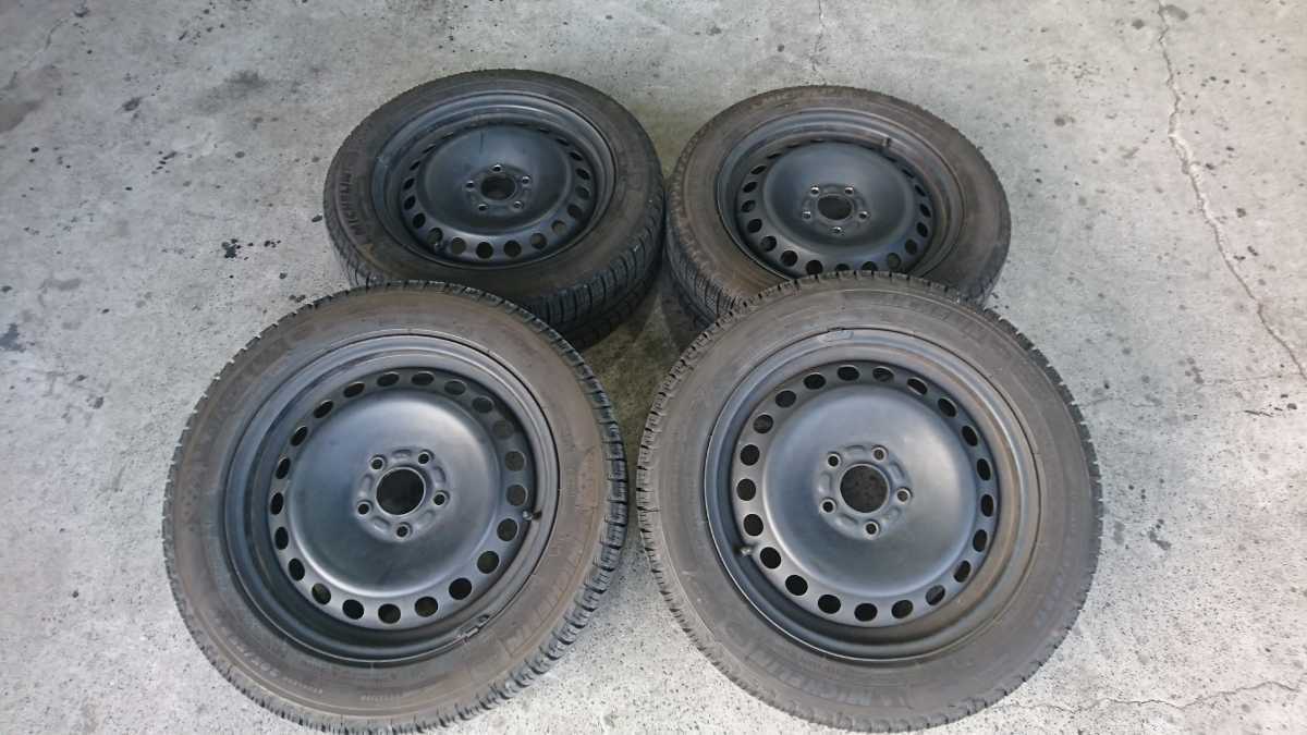 ミシュラン X-ICE 205/55R16 スタッドレスタイヤ ホイルセット ボルボ