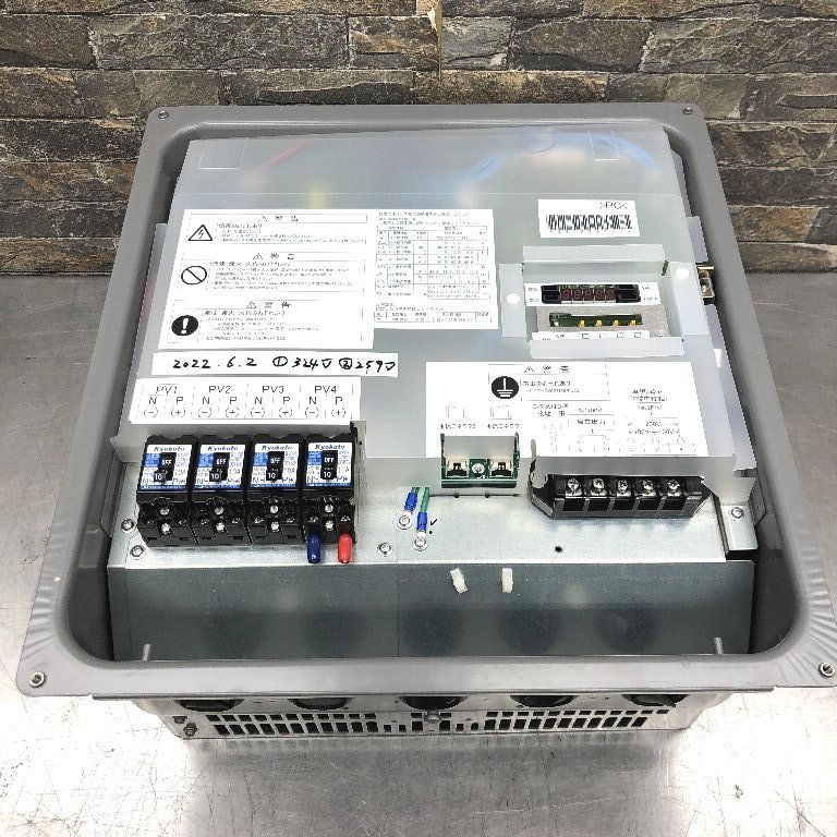 ♪♪L165 オムロン パワコン KPR-A56-J4 ソーラーパワーコンディショナー 2020年製 AC202V ソーラーパネル 太陽光発電 現状♪♪ 屋外仕様パワーコンディショナ（パワコン）KPRシリーズ | 再生